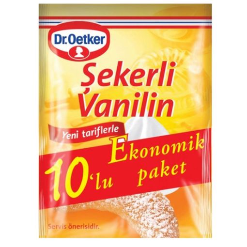 Dr Oetker şekerli Vanilin 10-lu. ürün görseli