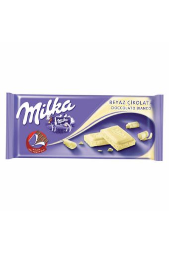 Milka Beyaz Sütlü Tablet Çikolata 80 Gr.. ürün görseli