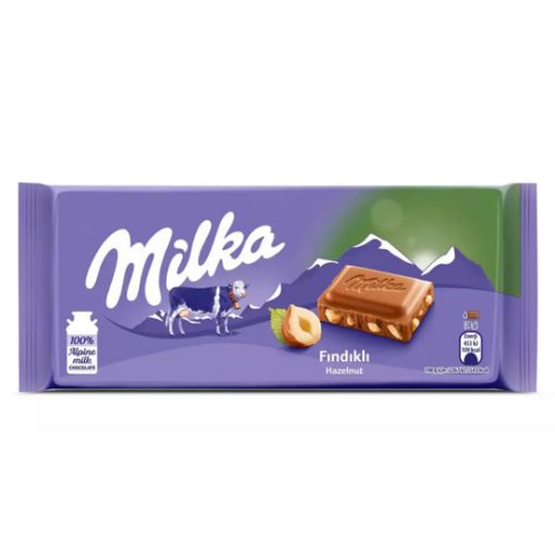Milka Fındıklı Tablet Çikolata 80 Gr.. ürün görseli