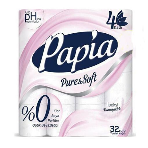 Papia Tuvalet Kağıdı 32-li 4 Katlı. ürün görseli