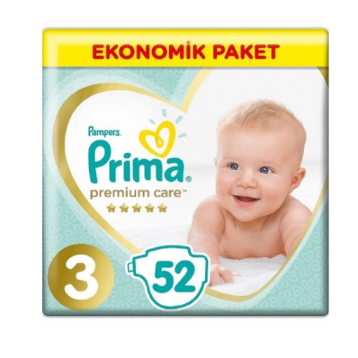 Prima Premium Care (3) Midi 52'li Bebek Bezi. ürün görseli