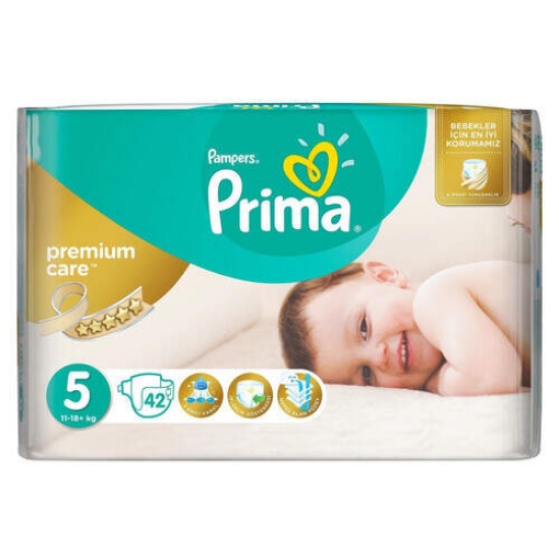 Prima Premium Care Jumbo Paket Junior (5) 42'li Bebek Bezi. ürün görseli