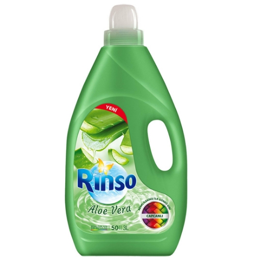 Rinso Matik Sıvı Çamaşır Deterjanı 3L Aloe Vera Renkliler. ürün görseli