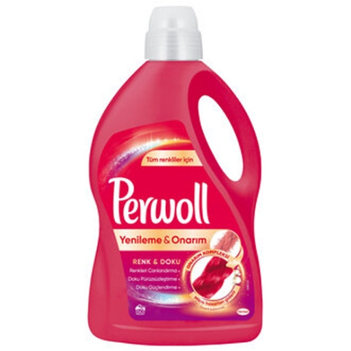 Perwoll Sıvı Çamaşır Deterjanı 2,97L Yenileme&Onarım Renkli 50W. ürün görseli