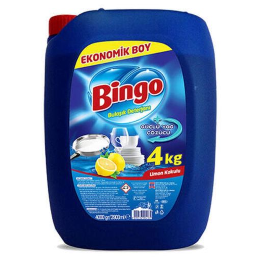 Bingo Sıvı Bulaşık Deterjanı Limonlu 4Kg. ürün görseli