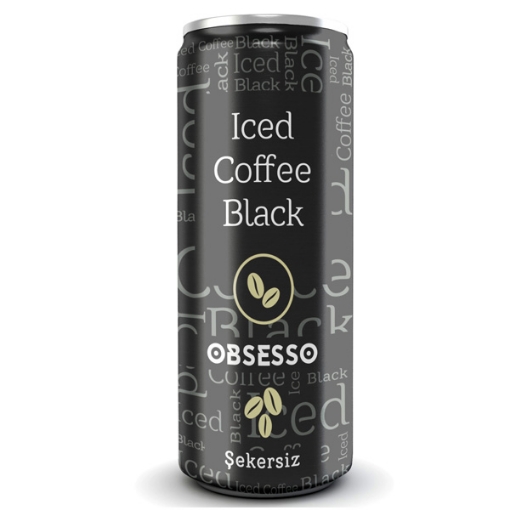 Obsesso Soğuk Kahve Black Teneke 250 ML. ürün görseli