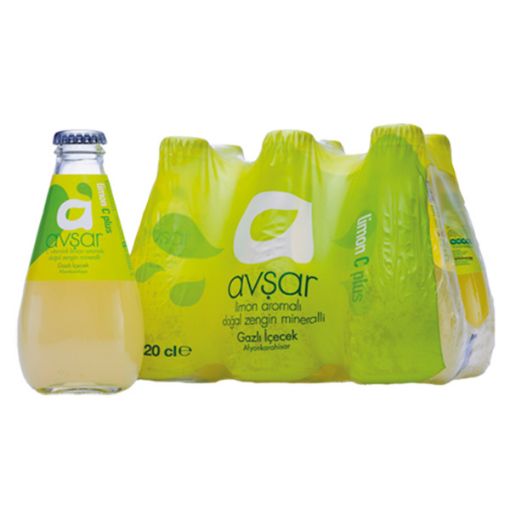 Avşar C Plus Limon Aromalı Maden Suyu 6X200 ml.. ürün görseli