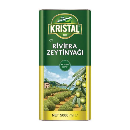 Kristal Riviera Zeytinyağı 5 Lt. Teneke. ürün görseli