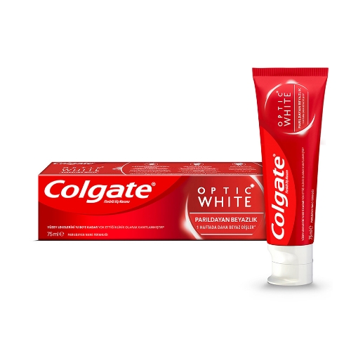 Colgate Diş Macunu Optic White Parıldayan Beyazlık 75 ml.. ürün görseli