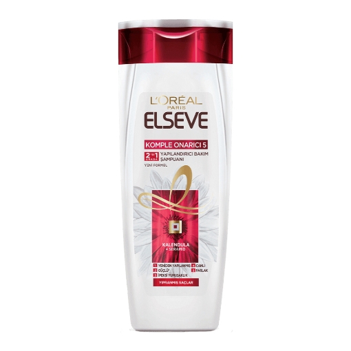 Elseve Şampuan 450ml Komple Onarıcı-5 2In1. ürün görseli