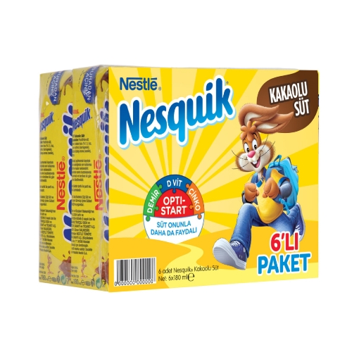 Nesquik Kakaolu Süt 6x180 ml.. ürün görseli