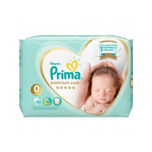 Prima Premium Care Premature 30'lu Bebek Bezi (0). ürün görseli