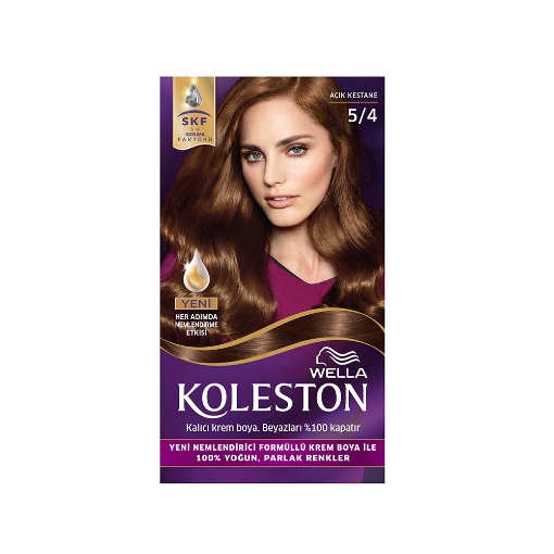 Koleston Kit Saç Boyası Açık Kestane 5/4. ürün görseli