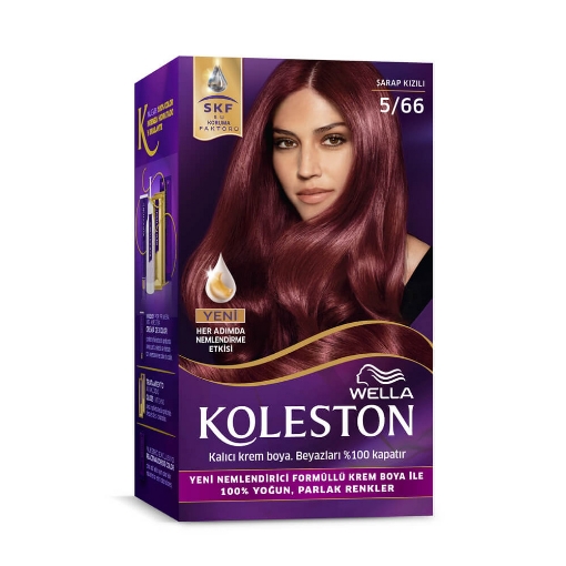 Koleston Kit Saç Boyası Şarap Kızılı 5/66. ürün görseli