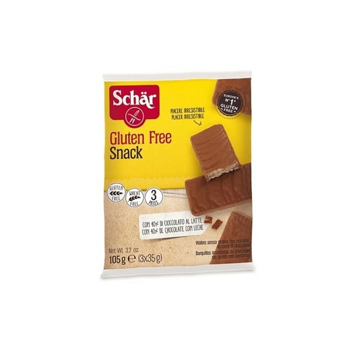 Schar Glutensiz Çikolata Kaplı Fındıklı Gofret 105 Gr.. ürün görseli