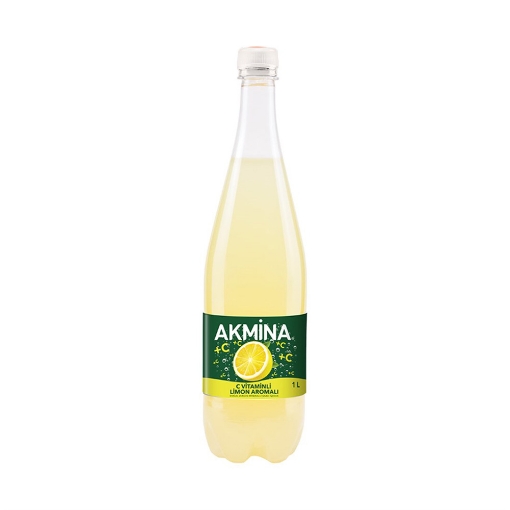 Akmina C Vit. Limonlu Maden Suyu 1 Lt. (meyveli soda). ürün görseli