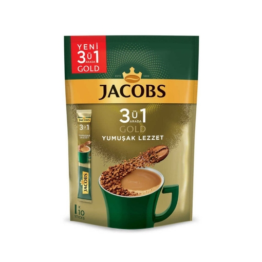 Jacobs Gold Yumuşak Lezzet 10x18 Gr.. ürün görseli