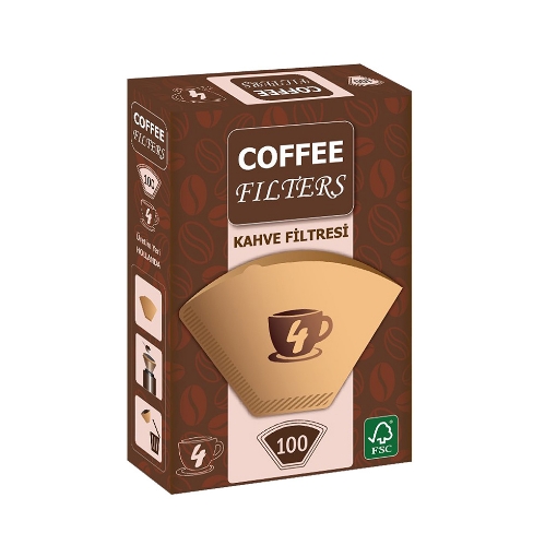 Coffee Filters Kahve Filtre Kağıdı 4. ürün görseli