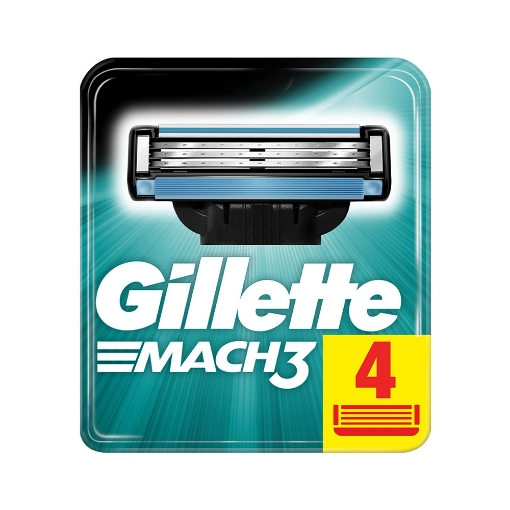 Gillette Mach3 Bıçak 4'lü. ürün görseli