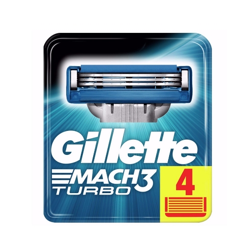 Gillette Mach3 Turbo Bıçak 4'lü. ürün görseli