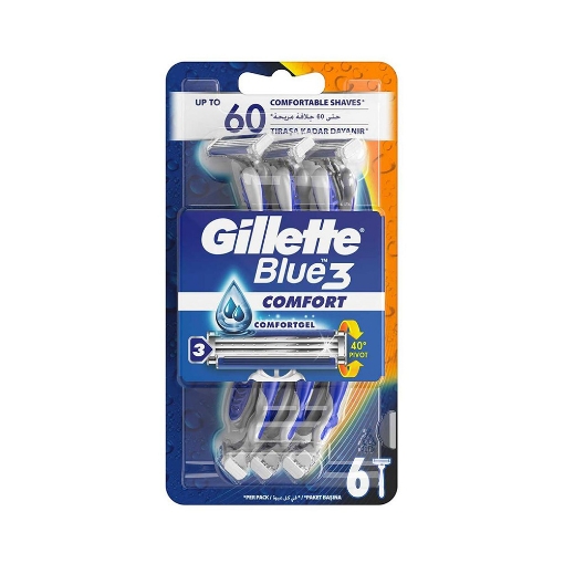 Gillette Blue-3 6'lı Comfort. ürün görseli