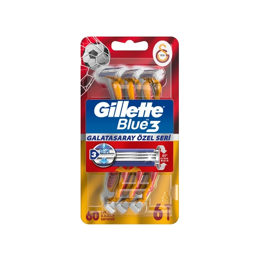 Gillette Blue-3 6'lı Taraftar Serisi Galatasaray. ürün görseli