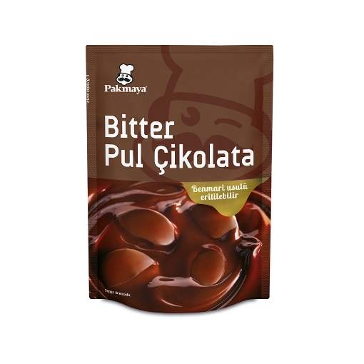 Pakmaya Bitter Pul Çikolata 100 Gr.. ürün görseli