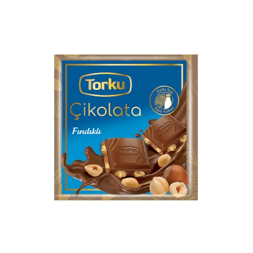 Torku Fındıklı Sütlü Kare Çikolata 65 GR.. ürün görseli