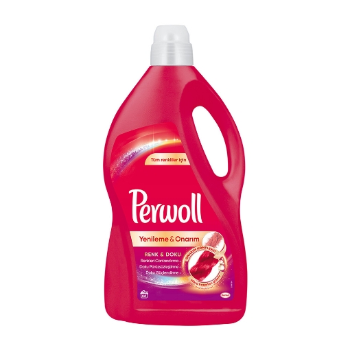 Perwoll Sıvı Çamaşır Deterjanı 4L Yenileme Renkli&Doku 66W. ürün görseli