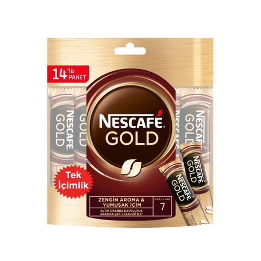 Nescafe Gold Poşet Kahve 14x2 Gr.. ürün görseli