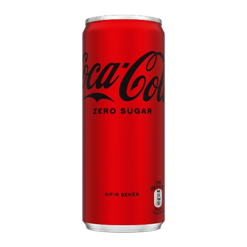 Coca Cola Zero Kutu 250 ml. (Kola). ürün görseli