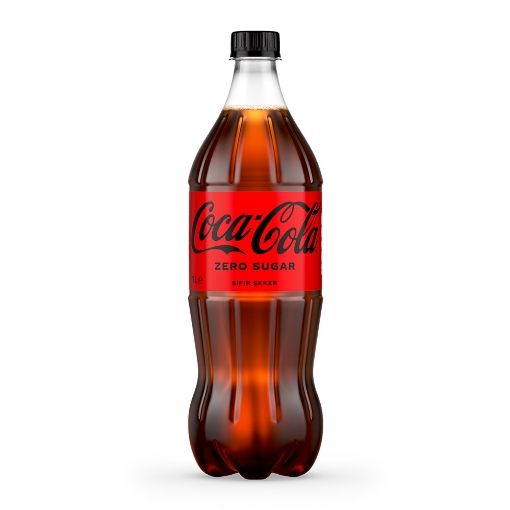 Coca Cola Zero Pet 1 Lt. (Kola). ürün görseli