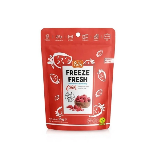 Pol's Gurme Glutensiz Freeze Fresh Çilek 20 Gr.. ürün görseli