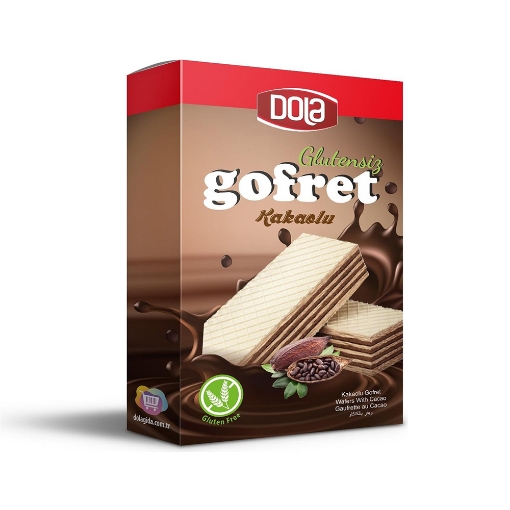Dola Glutensiz Kakaolu Gofret 100 Gr.. ürün görseli