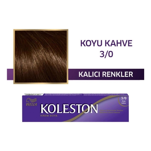 Koleston Tüp Saç Boyası Koyu Kahve 3/0. ürün görseli