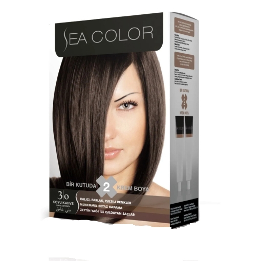 Sea Color Kit Saç Boyası Koyu Kahve 3.0. ürün görseli