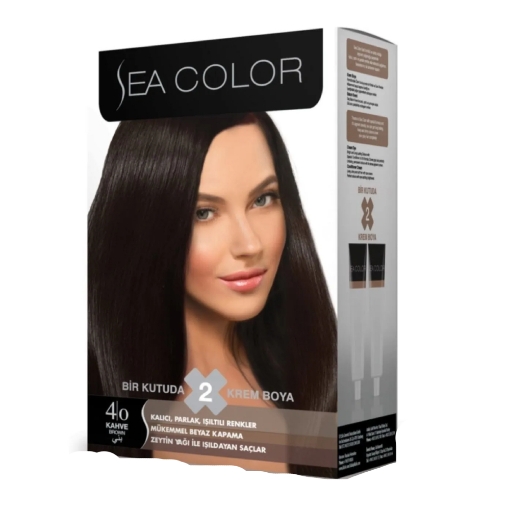 Sea Color Kit Saç Boyası Kahve 4.0. ürün görseli