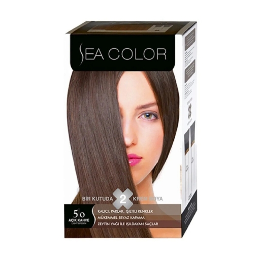Sea Color Kit Saç Boyası Açık Kahve 5.0. ürün görseli