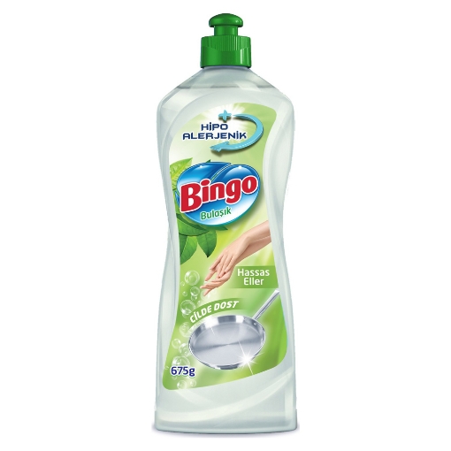 Bingo Sıvı Bulaşık Deterjanı 675ml Hassas Eller. ürün görseli