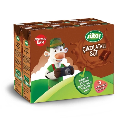 Sütaş Kakaolu Süt 6x180 ml.. ürün görseli
