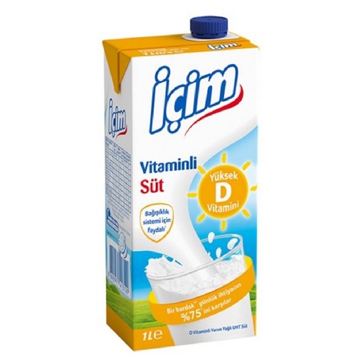 İçim D Vitaminli Süt 1 Lt.. ürün görseli