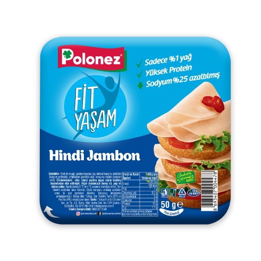 Polonez Hindi Jambon 50 Gr. (Fit Yaşam). ürün görseli