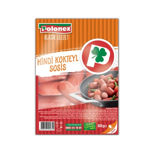 Polonez Hindi Kokteyl Sosis 300 Gr.. ürün görseli