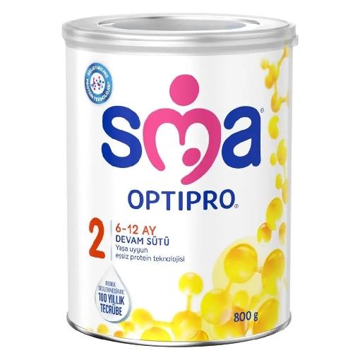 SMA OPTIPRO 2 800 gr 6-12 Ay Devam Sütü. ürün görseli