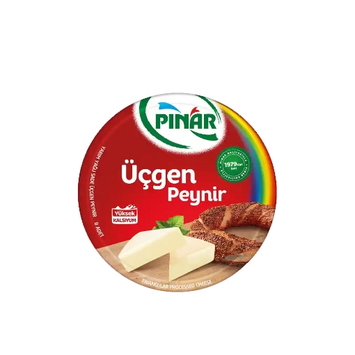 Pınar Üçgen Peynir Yarım Yağlı 8x25 Gr.. ürün görseli