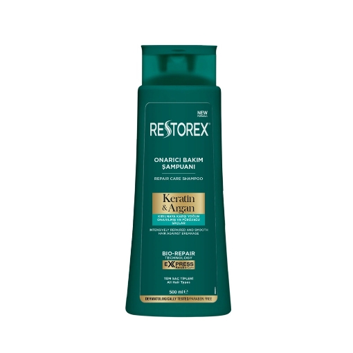 Restorex Şampuan 500ml Keratin&Argan. ürün görseli