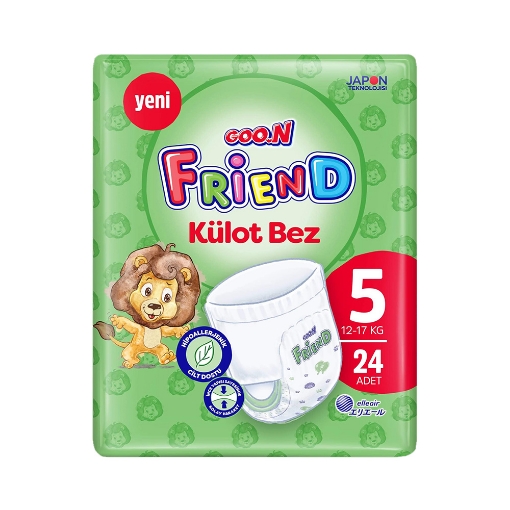 Goon Friend Külot Bebek Bezi Jumbo Pk. Junior 24'lü (5). ürün görseli