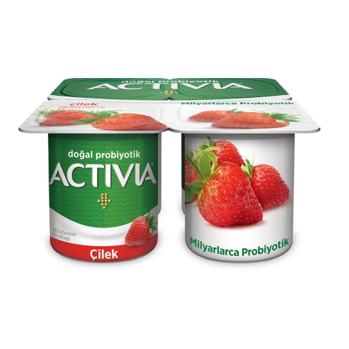 Danone Activia Çilekli Yoğurt 4x100 Gr.. ürün görseli