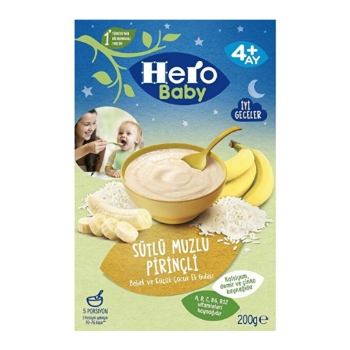 Hero Baby Pirinçli Sütlü Muzlu 200 Gr.. ürün görseli
