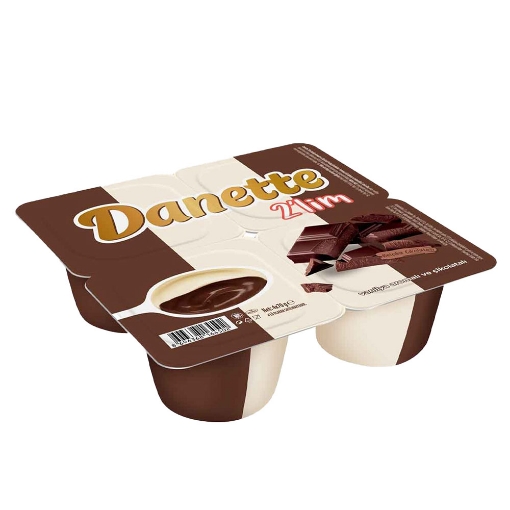 Danone Danette Puding 2lim Çikolata-Süt 4x70 Gr.. ürün görseli